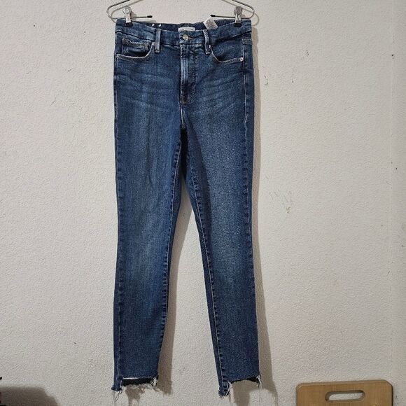 Good American Straight Leg Indigo 201 - Picture 2 of 9